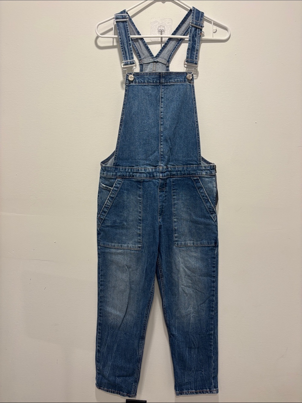 Gap womens Classic Blue Denim Overalls womens small